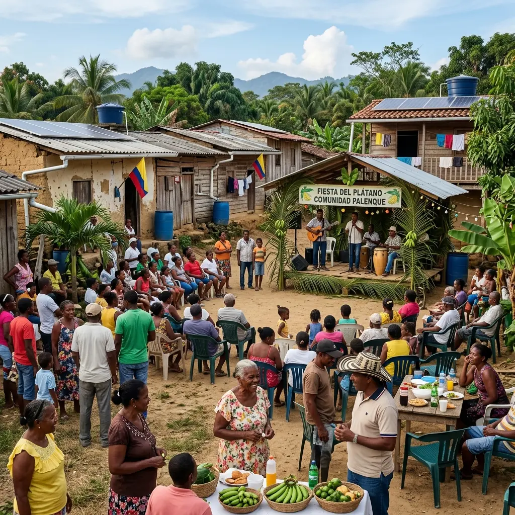 Nodo Comunitario en la costa norte de Colombia